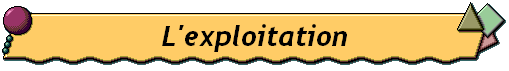 L'exploitation